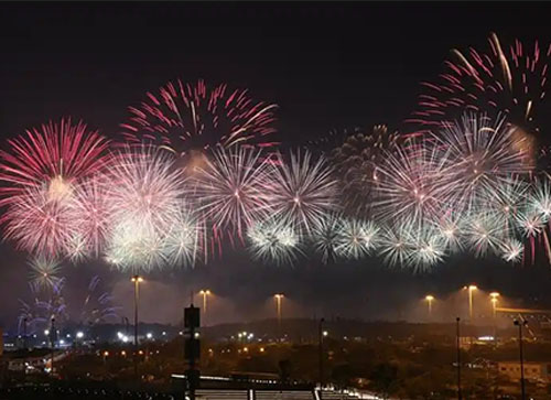 靖江市焰火晚会